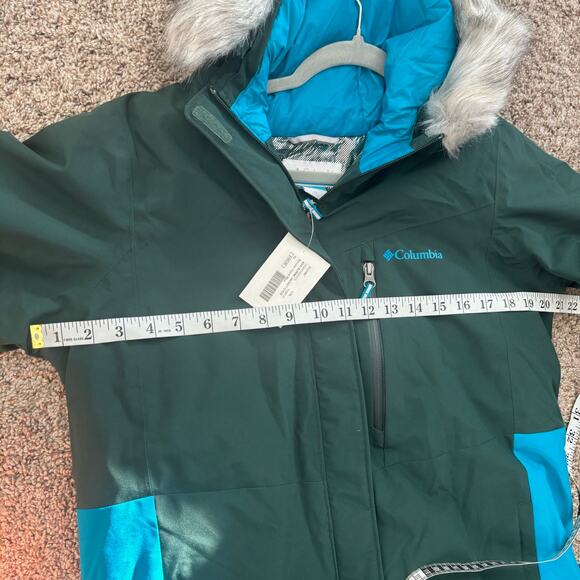 NWT Columbia Girl’s Ava Alpine Insulated Jacket Green Sz XL (18/20) - Picture 3 of 9